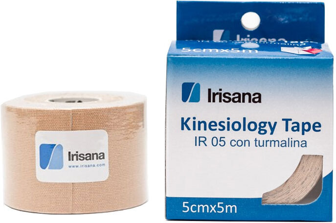 Kinesiology Tape Irisana con Turmalina Cinta Beige 5cmx5m