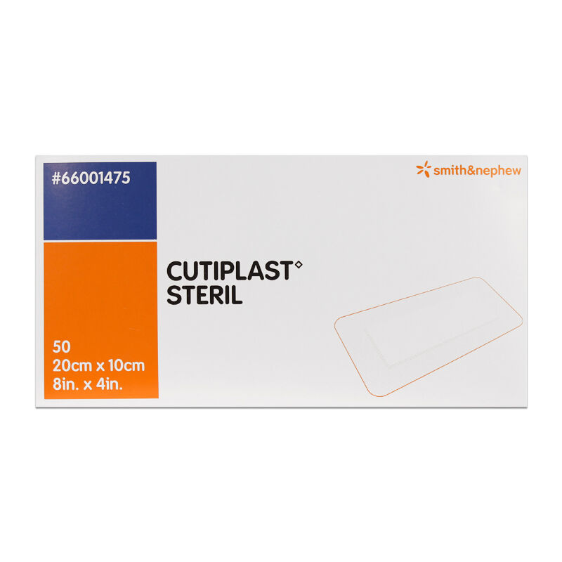 Cutiplast Steril 20 cm x 10 cm: Apósitos estériles (caja de 50 unidades)