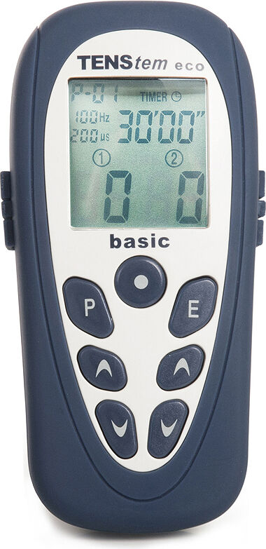 Tens Eco Basic: Electroestimulador de 2 canales y 16 programas (TENS + EMS + Iontoforesis)