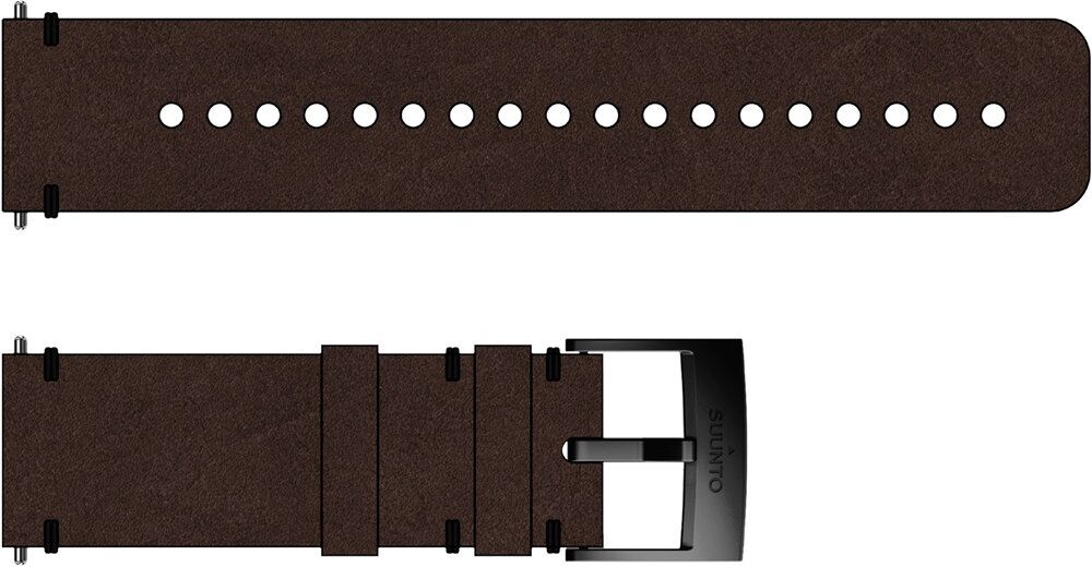 Suunto Correas de relojes deportivos 24 urb2 leather strap brown/black m