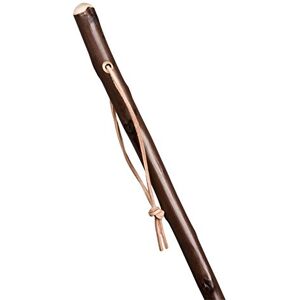 Stock-Fachmann Walking Stick Marschierer Chestnut with Leather Loop, Brown, M