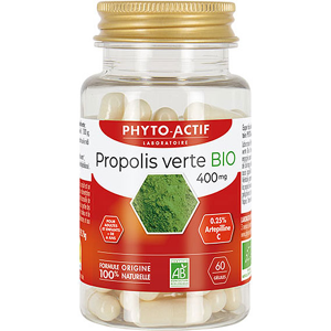 Vitalité Propolis Verte Bio 400mg 60 gélules