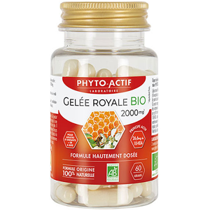 Vitalité Gelée Royale Bio 2000mg 60 gélules