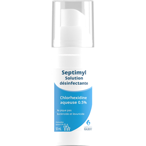 Laboratoires Gilbert Septimyl Spray Chlorhexidine 0,5% 50ml - Publicité