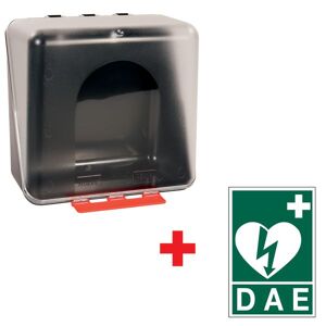 Kit armoire HS1 Box avec signalétique DAE - Publicité