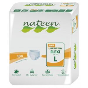Nateen Culotte incontinence adulte Nateen Flexi Soft Large - 16 paquets de 10 protections