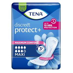 Tena Discreet Maxi - 24 paquets de 12 protections - Publicité