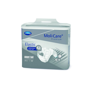 Hartmann Molicare Premium Slip Elastic 10 gouttes Medium - 8 paquets de 14 protections