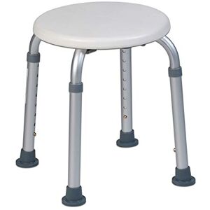 Teqler ® Tabouret de Douche Stable et réglable en Hauteur. Pieds antidérapants - Publicité