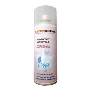 Aérosol - Désinfection Mains Et Surfaces - Efficace Contre Le Coronavirus 400 Ml - Lot de 4