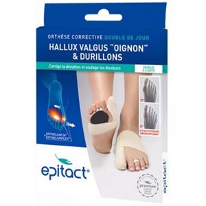 Orthèse corrective double hallux valgus droit taille S