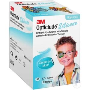 3M Opticlude Patchs Silicone Boy Maxi 50uds