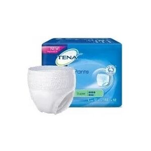 TENA PANTS Slip pour incontinence urinaire Absorption SUPER Sachet de 12 Taille - Small S