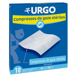 Soins Infirmiers Compresse de Gaze Stérile 10 x 10cm 20 unités