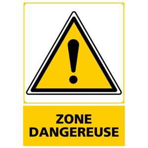 Axess Industries signalétique de secours et consignes d'urgence   type zone dangereuse   modèle -