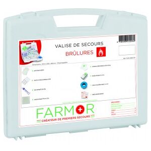 Farmor valise de secours pour le soin des brûlures