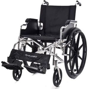 QUIRUMED FAUTEUIL ROULANT EN ALUMINIUM LEGER 15KG PLIANT LARGEUR ASSISE 46 CM - Publicité