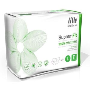 Lille Suprem Fit Super plus Large - 4 paquets de 22 protections