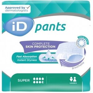 Ontex ID ID Pants Super XL - 4 paquets de 12 protections