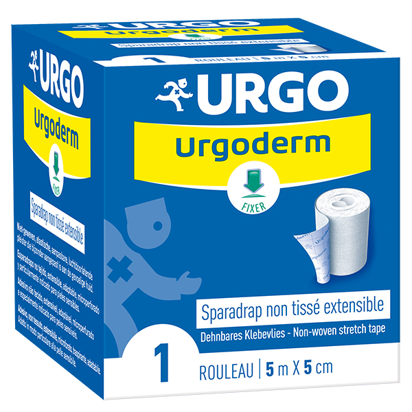 Urgo Médical Urgoderm Sparadrap Non Tissé Extensible 5m x 5cm