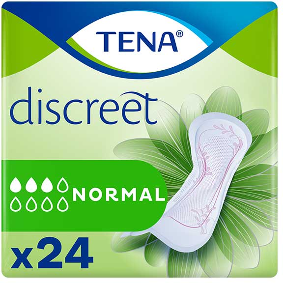 TENA Lady Discreet Serviette Hygiénique Normal 24 unités