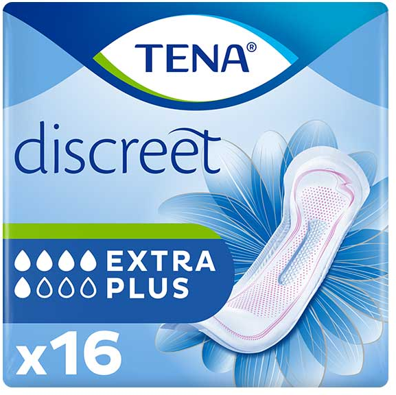 TENA Discreet Serviette Hygiénique Extra Plus 16 unités