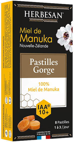 Herbesan Miel de Manuka IAA10+ Pastilles 20g