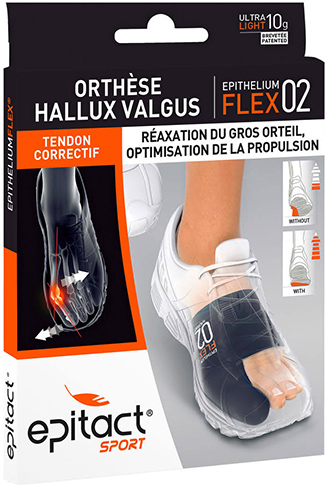 Epitact Sport Orthèse Hallux Valgus EpitheliumFlex Taille M