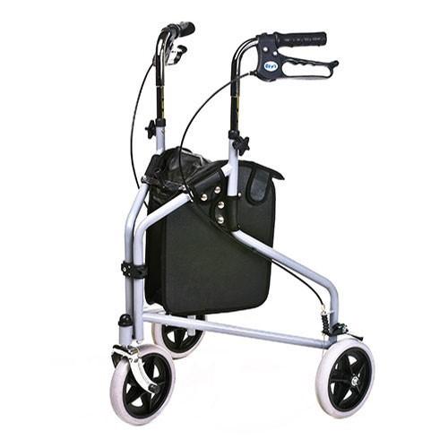 Homecraft Déambulateur - Rollator à 3 roues Days - Gris argenté