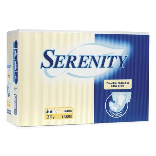 serenity spa serenity pannolone mutandina classico extra l 30 pezzi