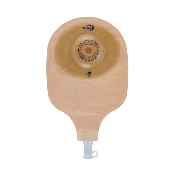 teleflex medical srl sacca per urostomia trasparente ritagliabile aurum profile uro maxi diametro 13-48 mm inizio convessita' 48 mm 10 pezzi