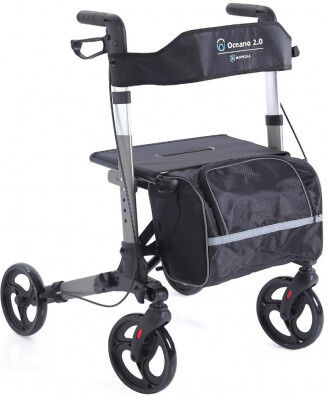 RP545 - Rollator pieghevole in alluminio verniciato – 4 ruote – Moretti OCEANO 2.0