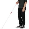 Horoper Opvouwbare Blindenstok, 127 Cm 4-delige Aluminium Opvouwbare Wandelstok voor Blinden