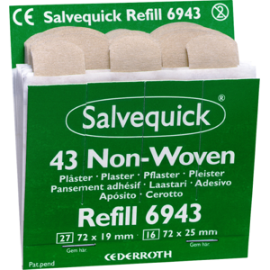 Salvequick 43 Sensitive Plaster Ref 6943 (Cederroth)