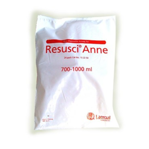 Laerdal Resusci Anne Luftveier Lunge 700 - 1000 Ml. Pakke Med 24 Stk