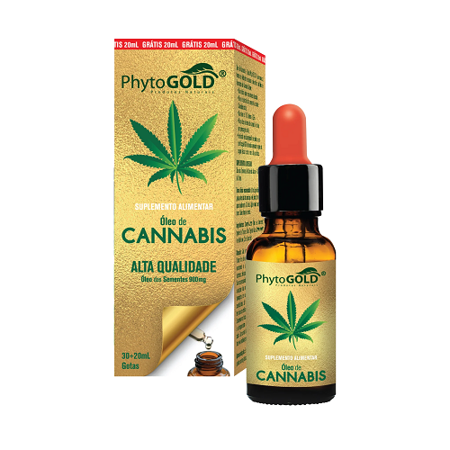 PhytoGold Óleo de Cannabis 30+20ml Gotas