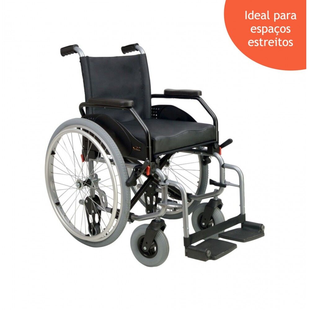 Orthos XXI Cadeira de Rodas Lusa Orthos XXI 40 cm Maciça (Anti-furo) Sim