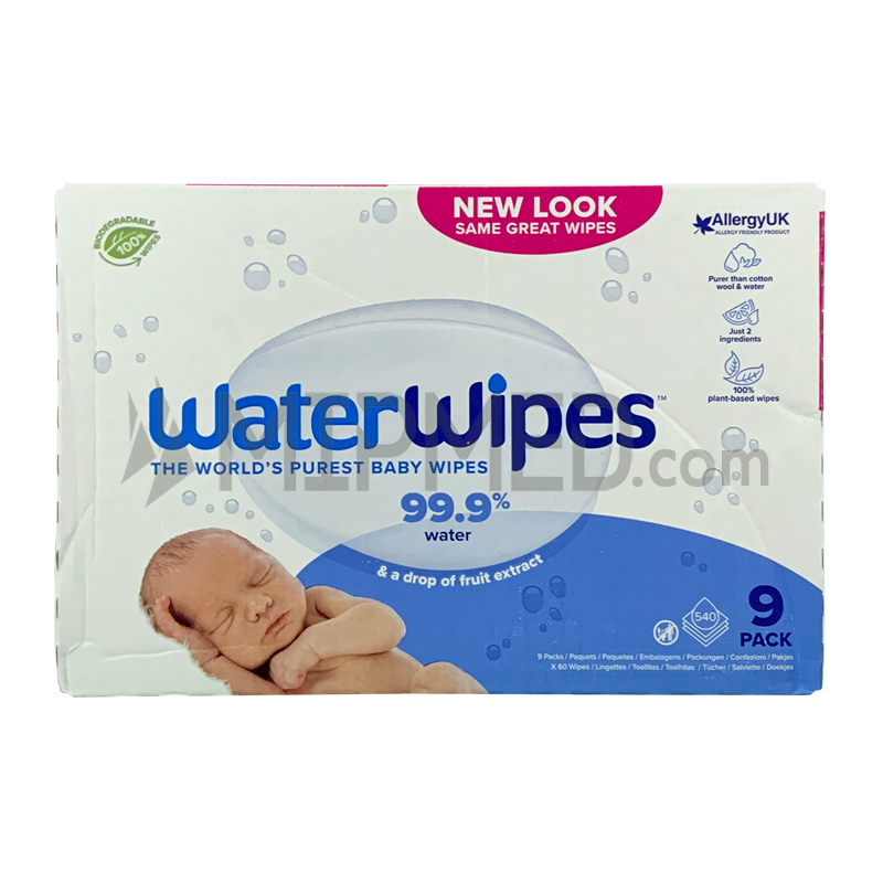 WaterWipes Toalhitas Waterwipes Caixa – 9x60 unidades