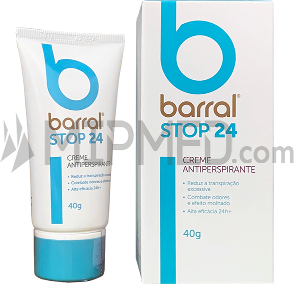 Barral Stop 24 Creme Antiperspirante Barral - 40g