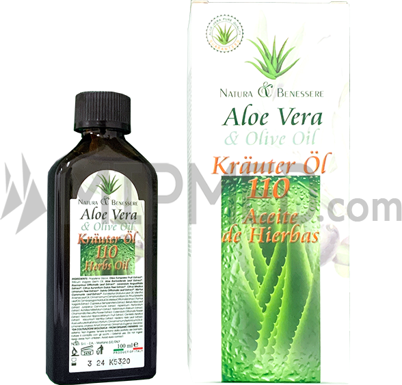 Natura Benessere Óleo 110 com Aloe Vera e Azeite  - 100ml