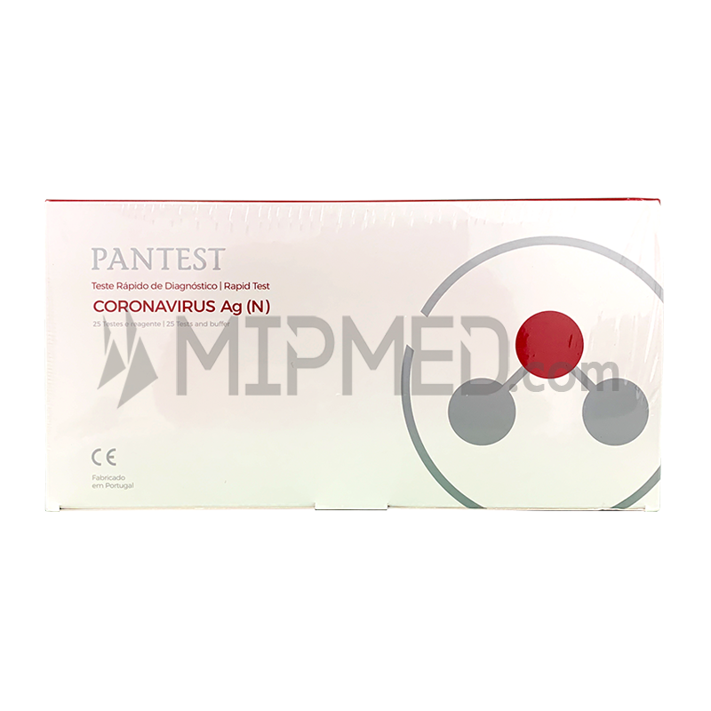 Pantest Teste Rápido de Diagnostico - Pantest - Coronavirus Ag (N) - 25 unidades