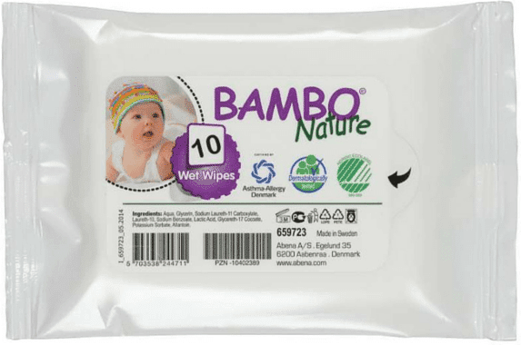 Bambo Nature Toalhitas Bambo Nature – 10 unidades