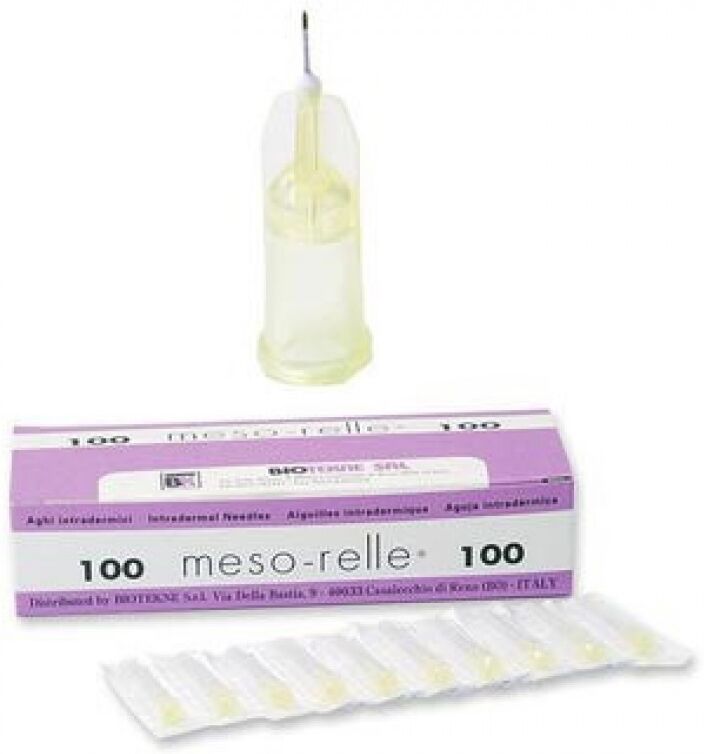 Meso-Relle Agulhas de Mesoterapia Luer - 30G - 4mm e 6mm