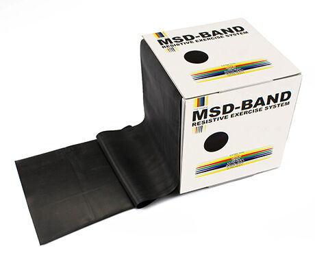 MSD Band MSD-Band Preta - Resistência Especialmente Forte - 14cm x 5,5m (tipo Theraband)