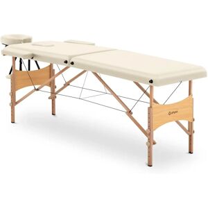 physa Hopfällbar massagebänk - 185 x 60 x 63-86 cm - 227 kg - Beige