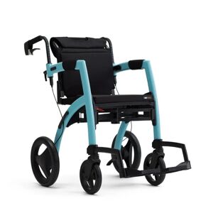 Rollz Motion 2 Rollator and Wheelchair in One - Standard - Island Blue