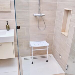 NRS Healthcare  Folding Shower Seat  (with Legs)
