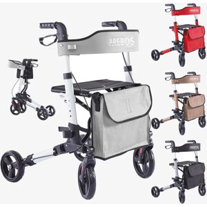 AREBOS Aluminium rollator Foldable lightweight Rollator Walking aid Walking aid