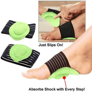 TOMTOP JMS 1 Pair Foot Heel Pain Relief Plantar Fasciitis Insole Pads Arch Support Shoes Insert Pad