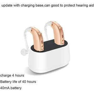 Austar Double Ear G-26D Digital Hearing Aid High Power 8 Channels 110db Adjustable Sound BTE Hearing aids for Deafness Sound Amplifier